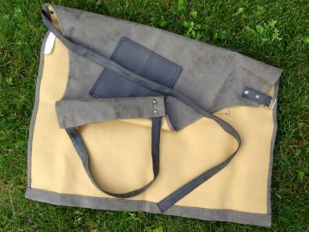 Grill apron dark gray