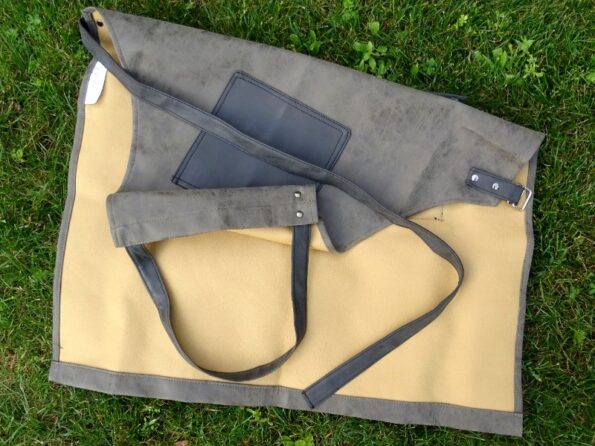 Grill apron dark gray