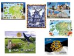 Fridge magnet Estonia uv print 77x55mm